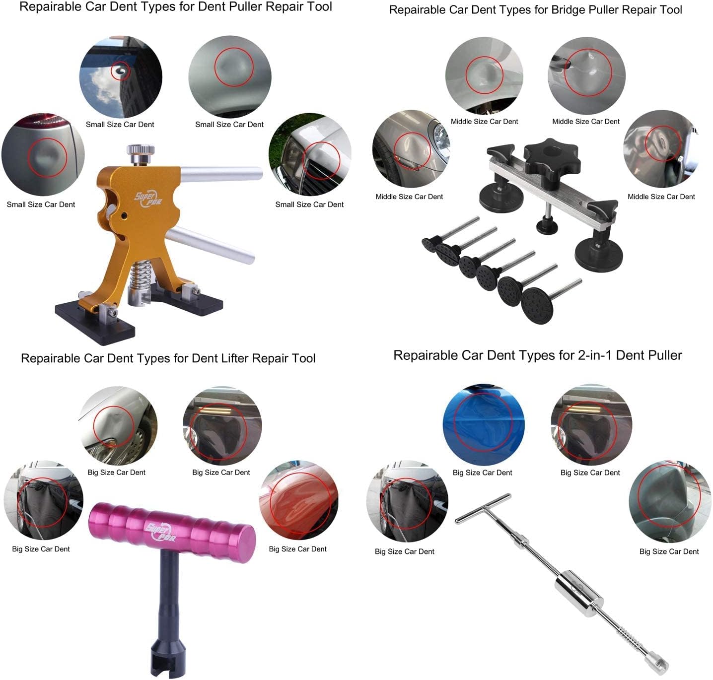 Complete Paintless Dent Removal Tools Set O41346