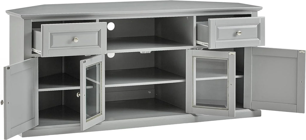Gray Corner TV Stand N640249
