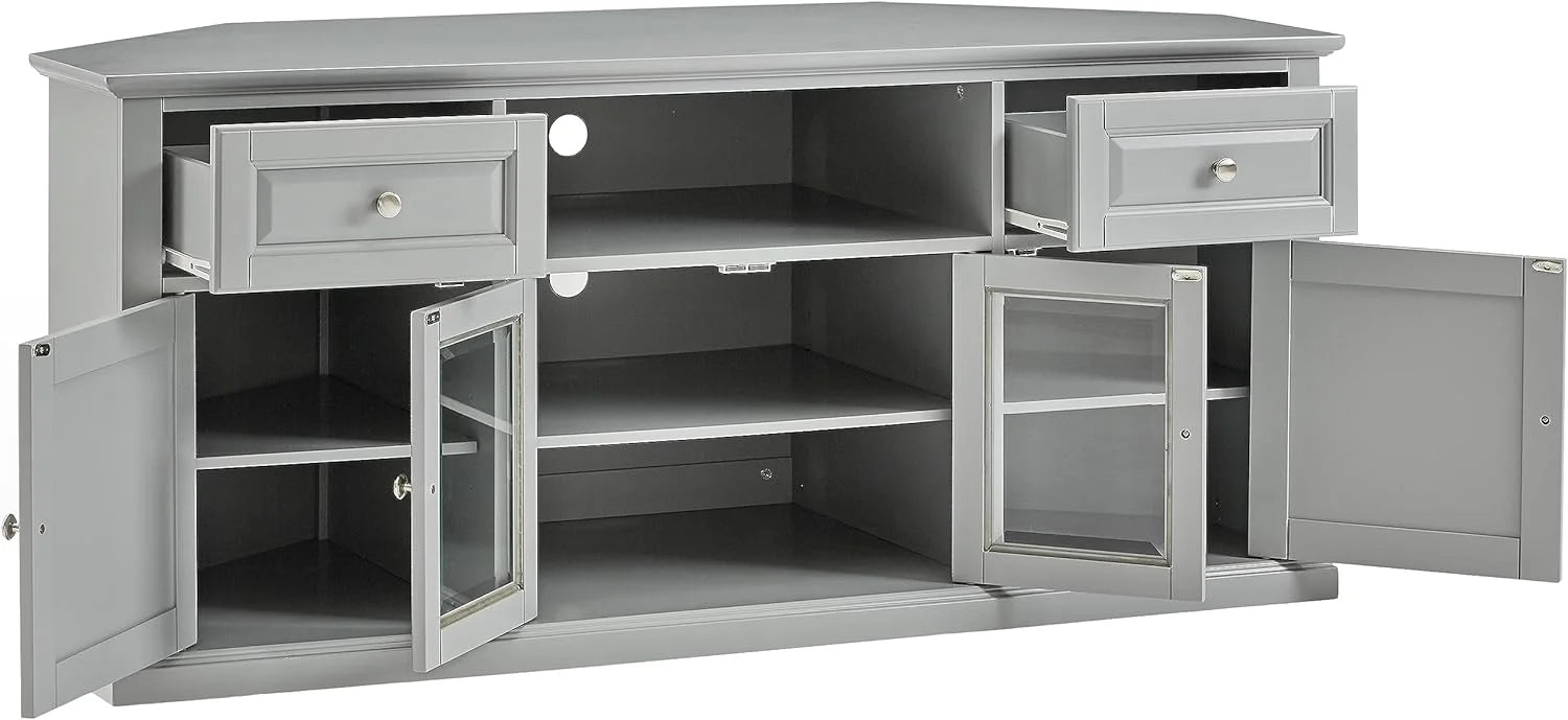 Gray Corner TV Stand N640249