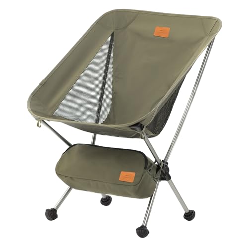 Ultralight Camping Chair with Anti-Sinking Feet D573
