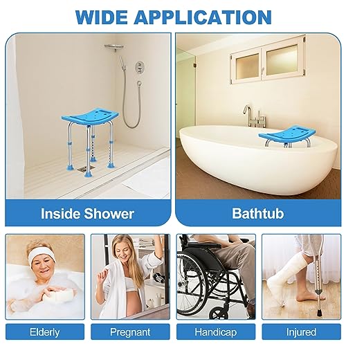Stainless Steel Adjustable Shower Stool V333115