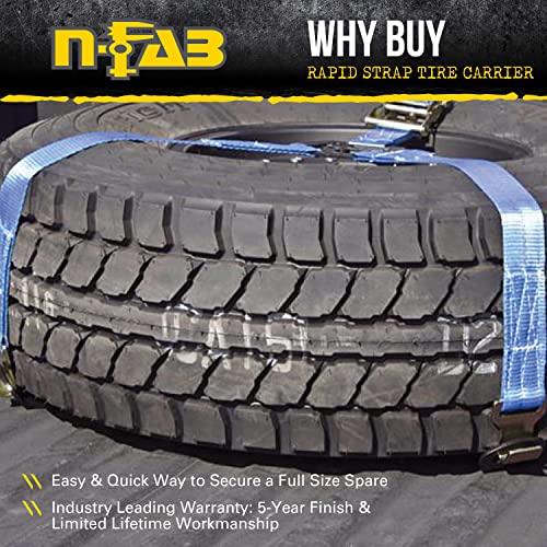 Gloss Black Truck Bed Tire Carrier Q105585