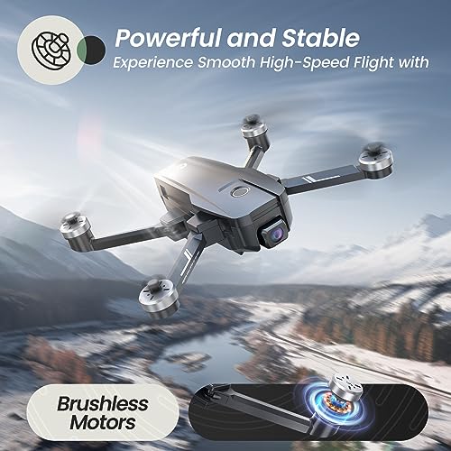 HS720E 4K Camera Drone with 2 Batteries, 46 Min Flight Time, Brushless Motor, GPS H2082