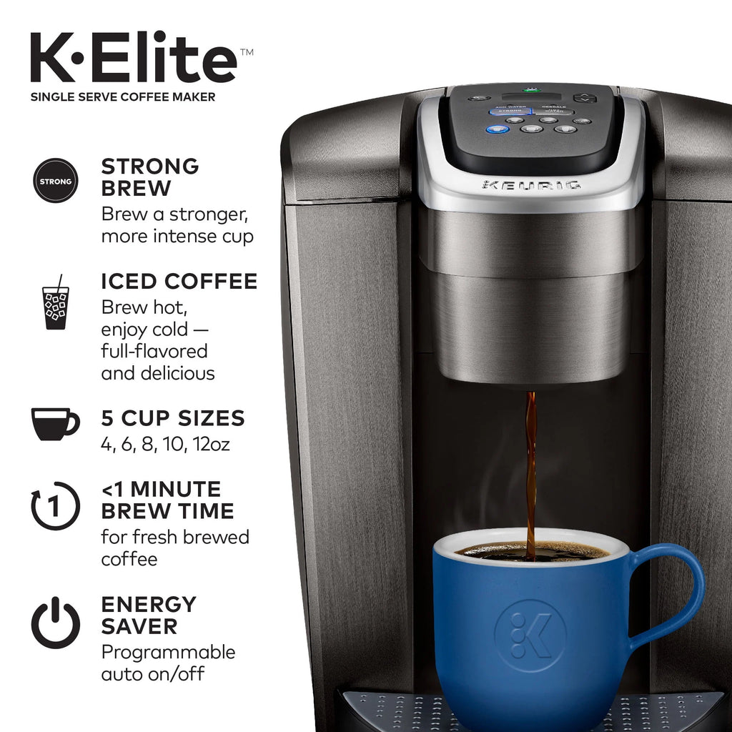 Brushed Silver Single-Serve K-Cup Pod Coffee Maker T922