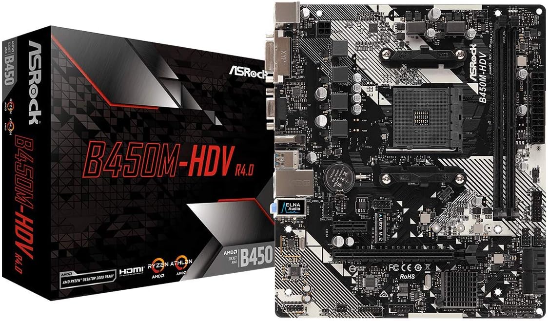 Micro ATX AMD Motherboard & 500W 80+ White Certified PSU E3211
