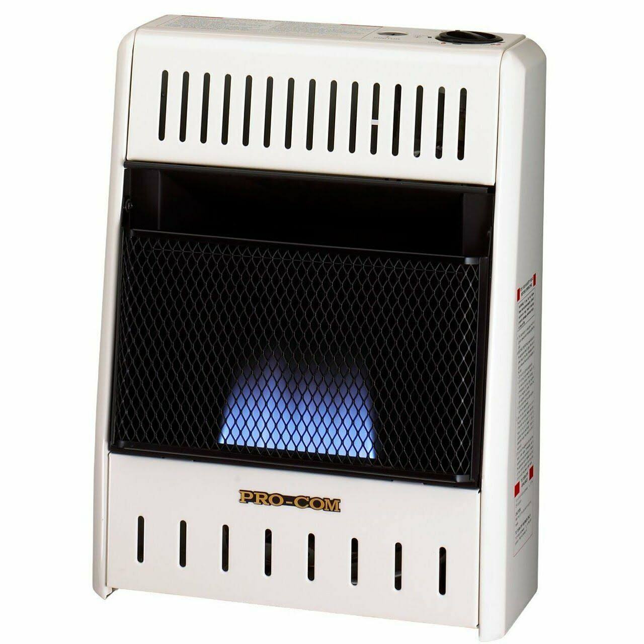 Ventless Liquid Propane Gas Blue Flame Space Heater - 10,000 BTU N5723
