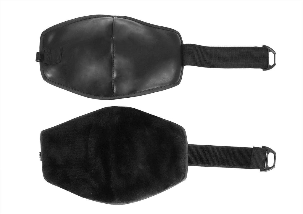 Winter Windproof Waterproof Leather Knee Pads with Fleece Lining P61913