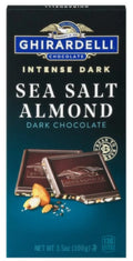 Intense Dark Chocolate Bar, Sea Salt Almond (Pack of 3) J475278