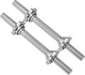 Set of 2 Threaded Dumbbell Handles with Star Collars X158