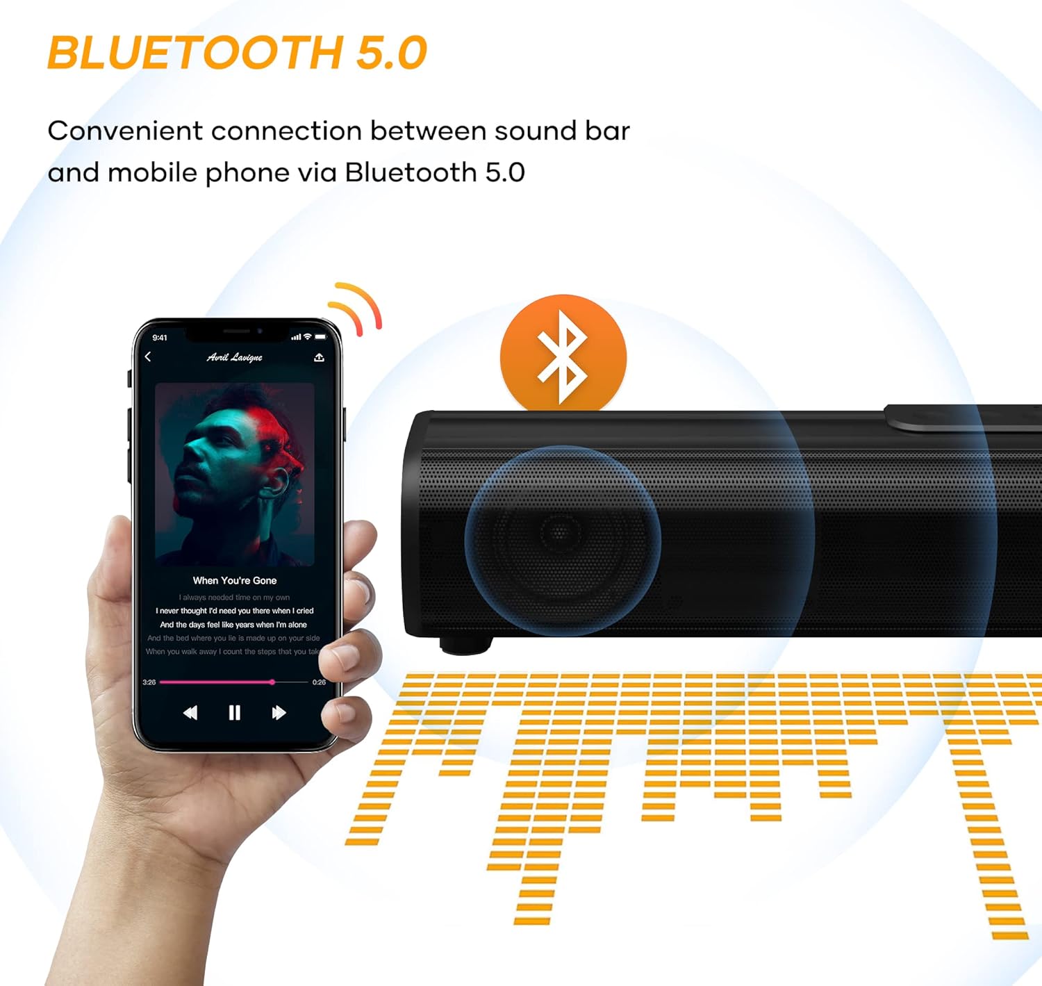 60W 16-Inch Bluetooth Sound Bar J965
