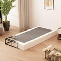 Black 9 Inch Metal Queen Box Spring with Fabric Cover L941355