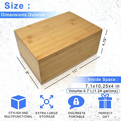 Wooden Timed Lock Box with Electronic Timer Lock M329