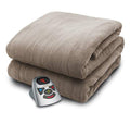 Grey King Micro Plush Electric Heated Blanket with Digital Controller T718038