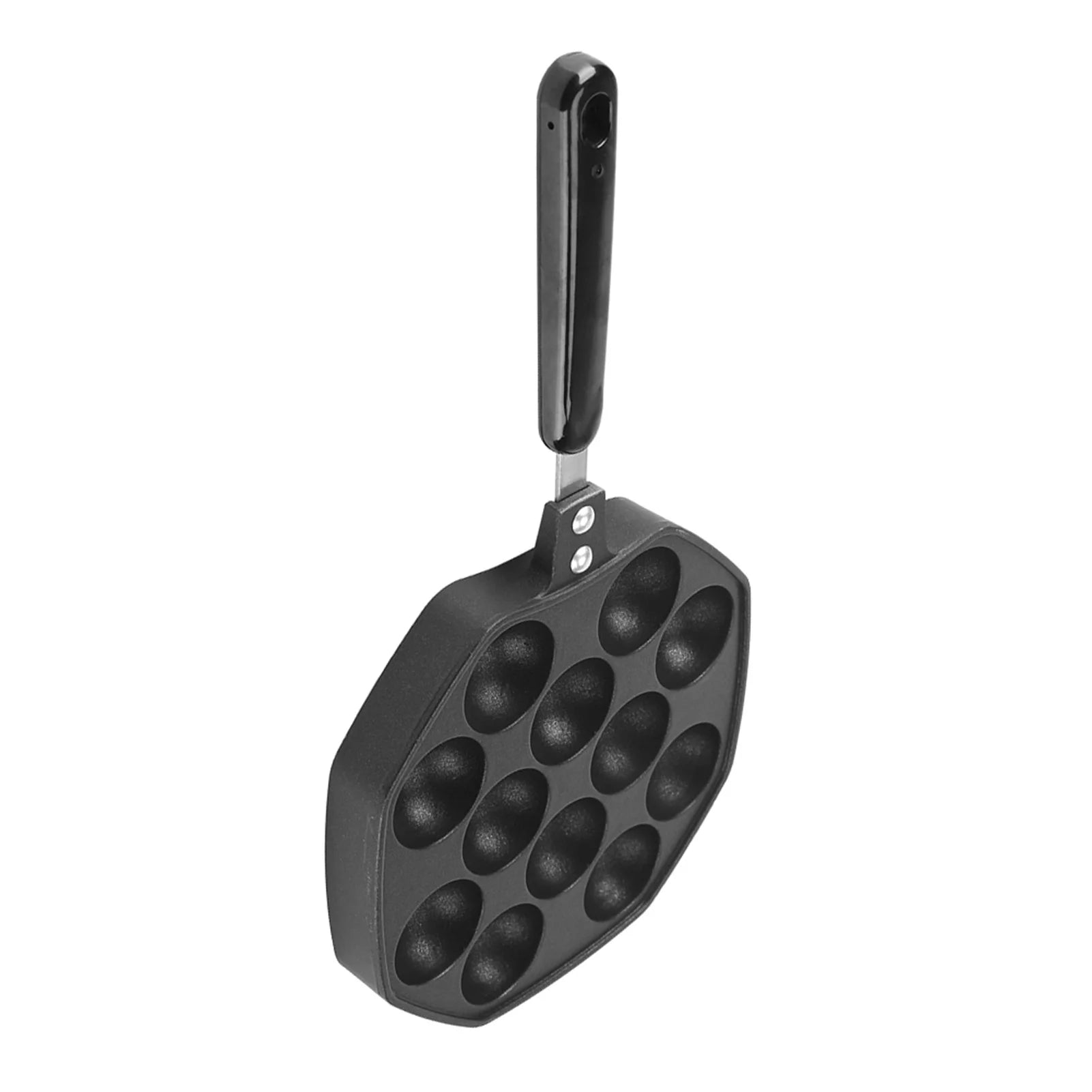 Black Non Stick Aluminum Aebleskiver Pan N581