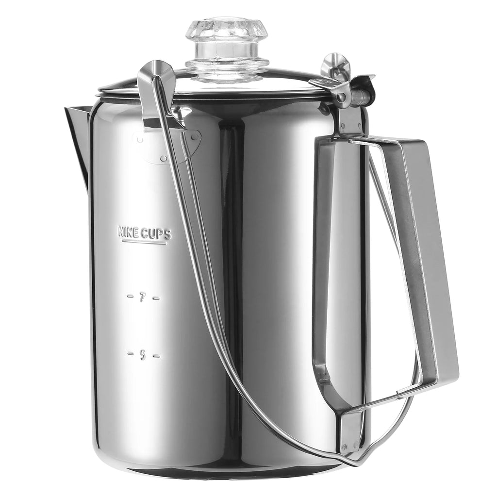 1.2L 9 Cup Stainless Steel Coffee Percolator E3257