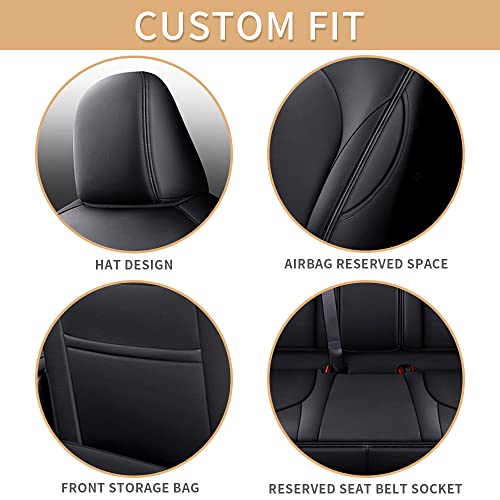 Black Full Set Car Seat Cover G624