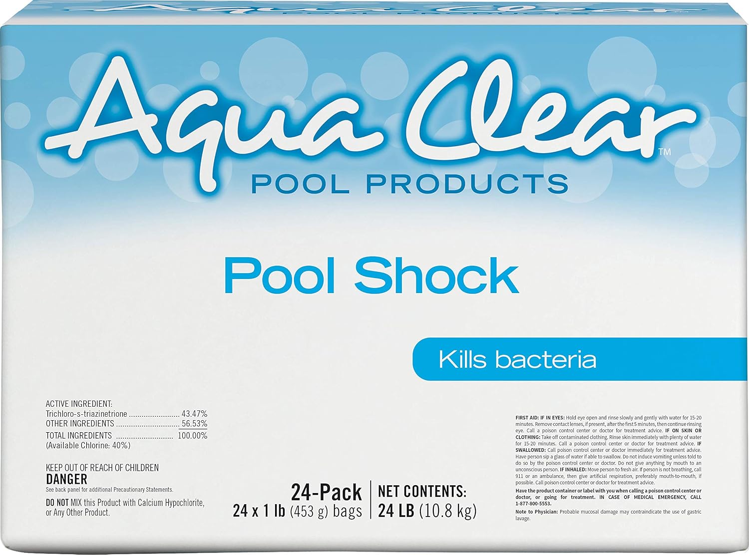 24x1 lb. Pool Shock Y310