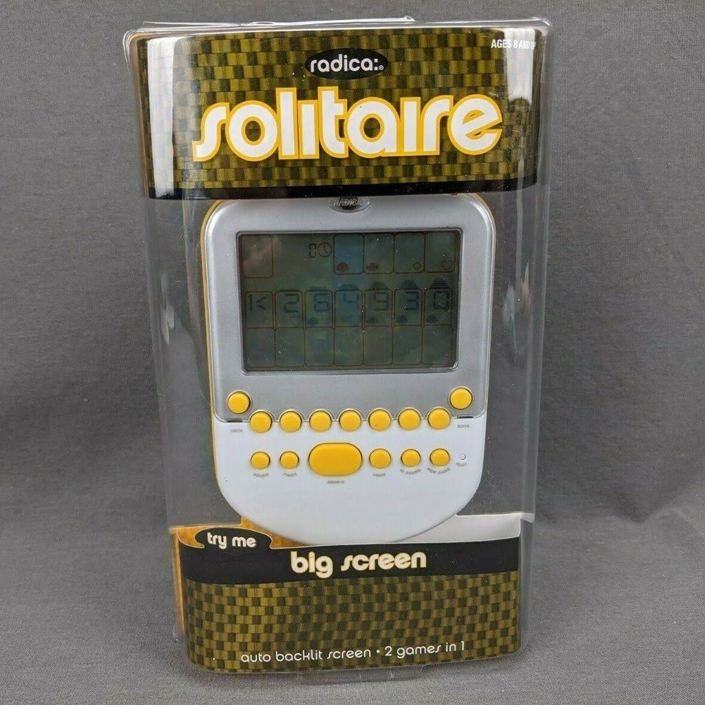 Yellow White Electronic Handheld Game G8931