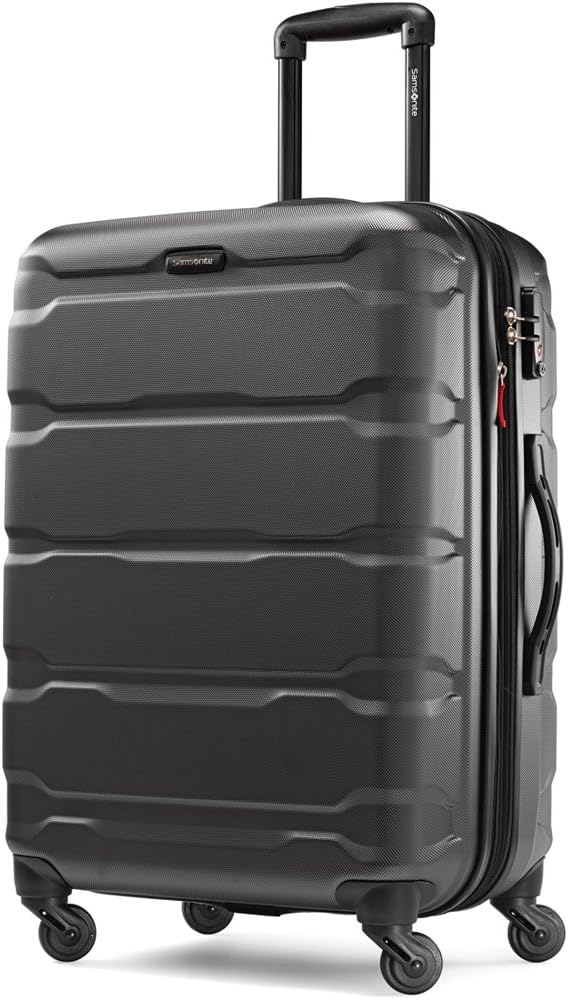 Black Hardside Spinner 2-Piece Luggage Set 24 Inch and 20 Inch E31014
