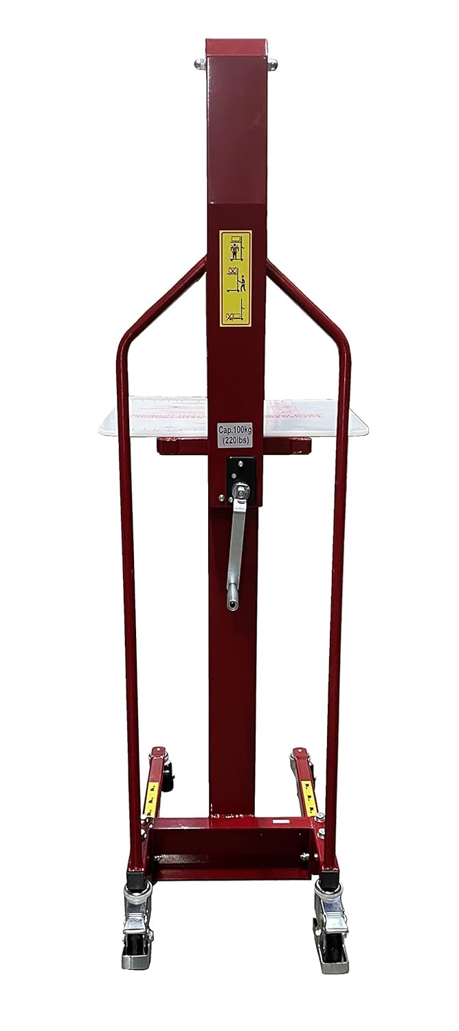 Steel Lightweight Lift Truck with 220 lbs Capacity 59" Lift Height F9348