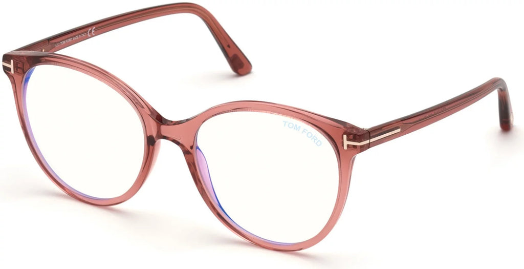 Shiny Transparent Antique Rose Eyeglasses V497