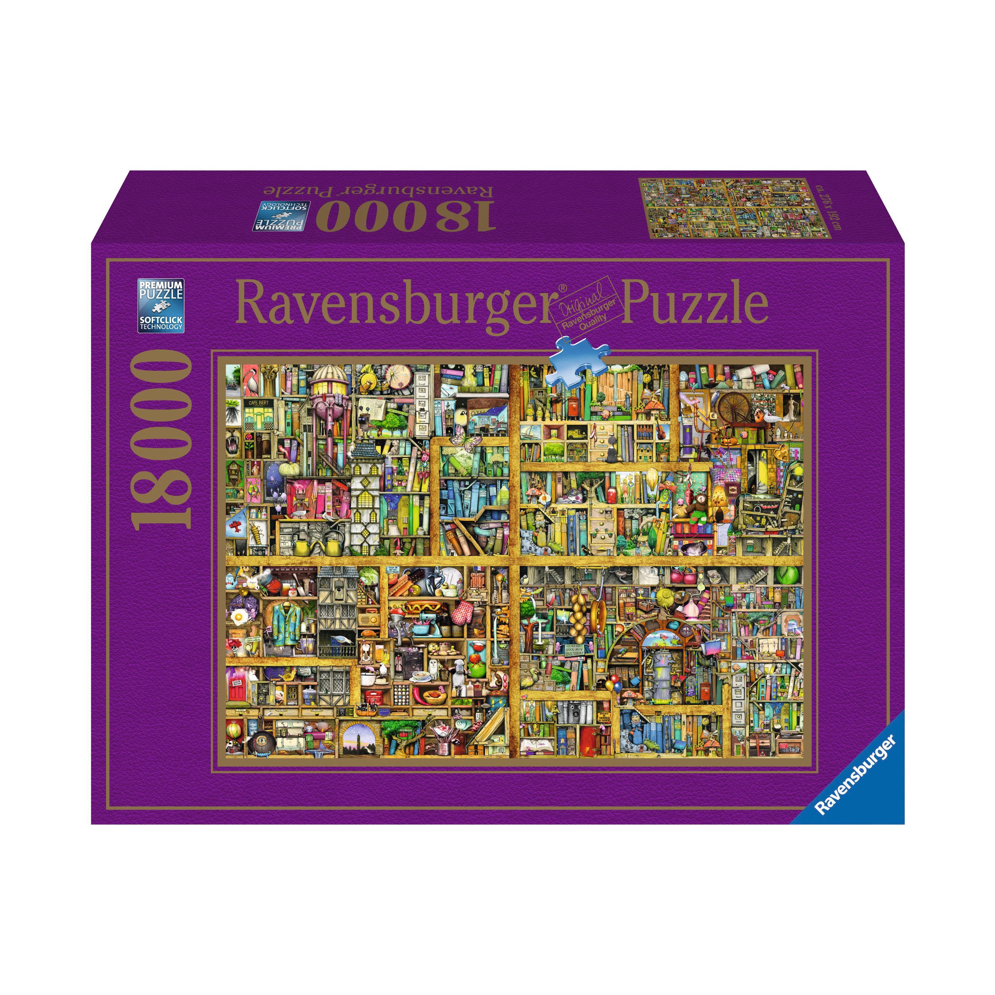 Magical Bookcase Puzzle V5490