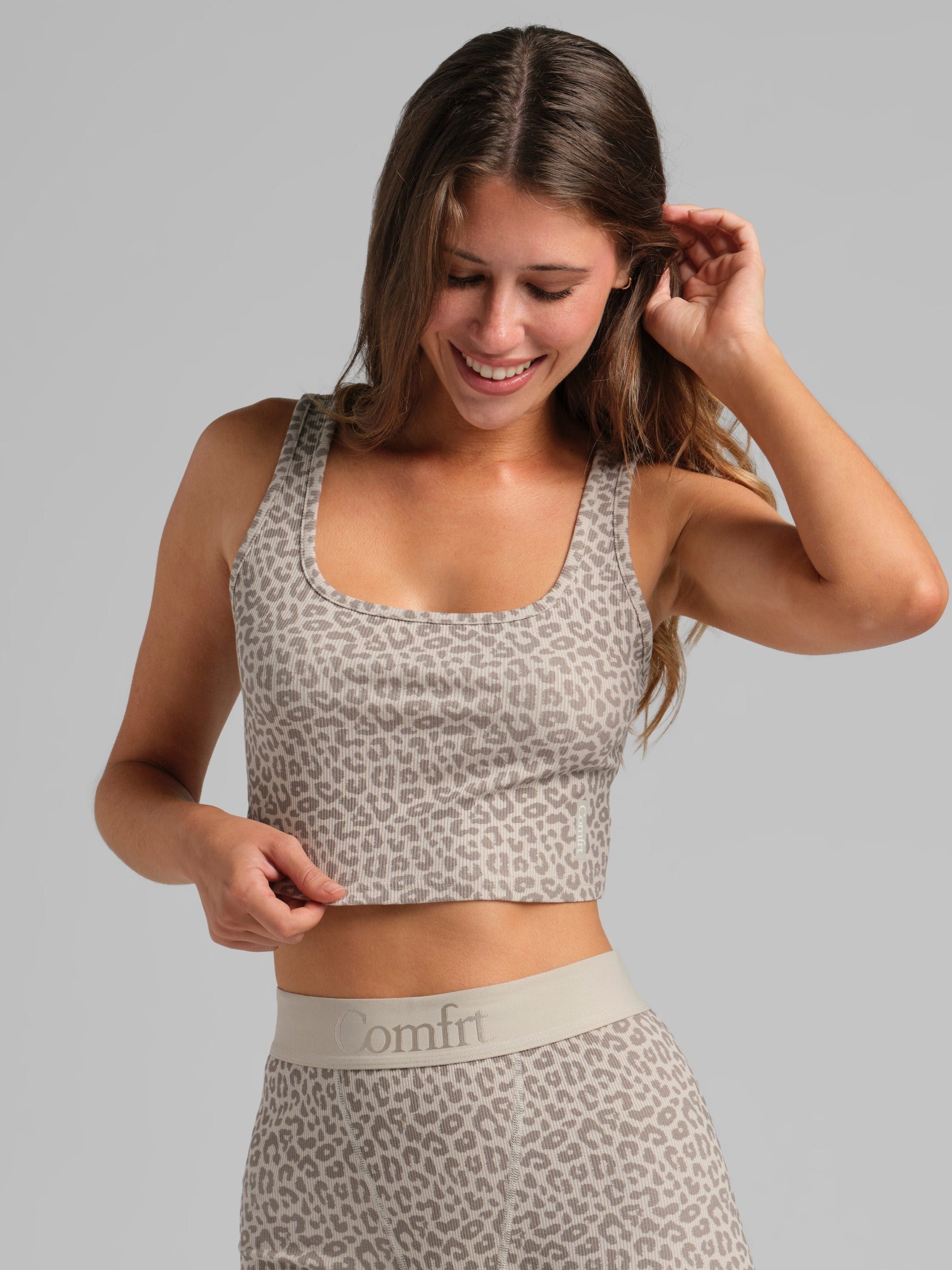 Rib Contour Crop Tank