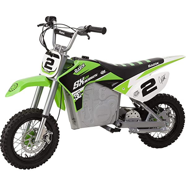 Yellow Electric Motocross Off-Road Bike W61922