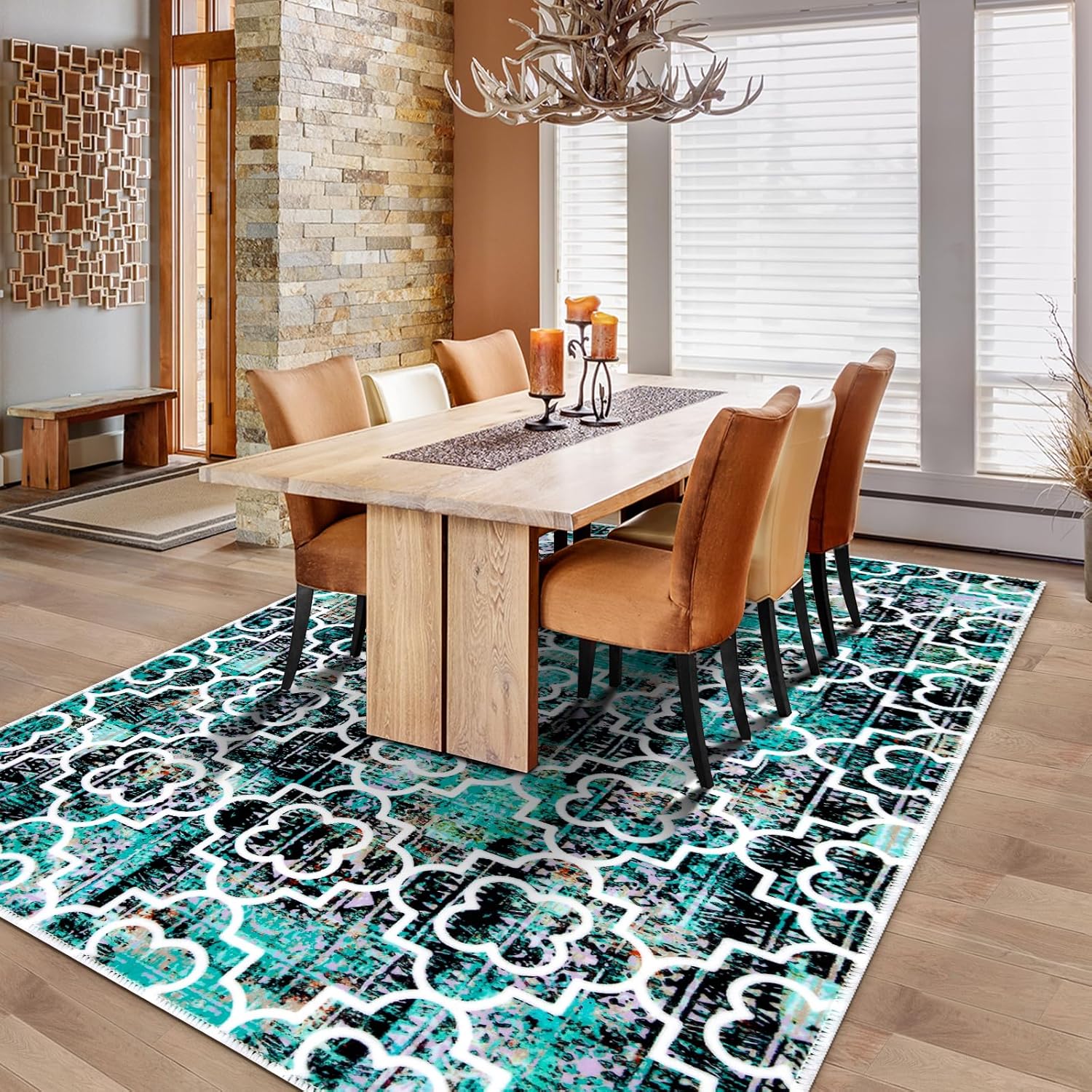 Washable Non-Slip Ultra-Soft 5x7 Area Rug T235891