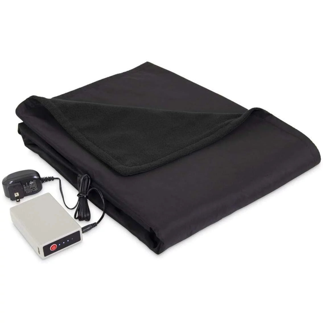 Navy Blue MicroFleece Electric Heated Throw Blanket I77646