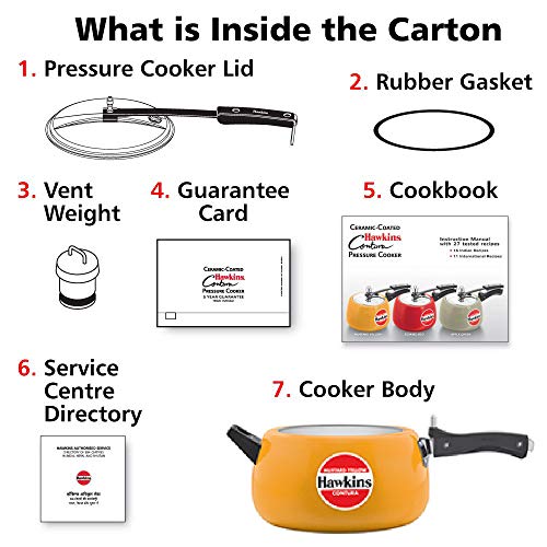 Red 5 L Pressure Cooker A9599