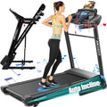 Folding Treadmill with 15% Auto Incline and Bluetooth Speaker X420