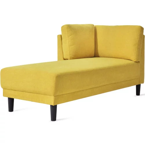 Yellow Chaise Lounge Chairs with Arms X551644