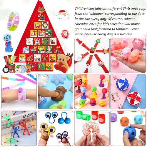 Fidget Advent Calendars 24 Days of Surprises Fidget Toys R5794