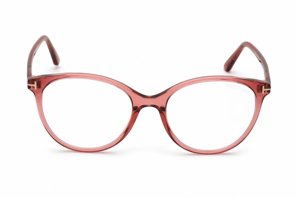 Shiny Transparent Antique Rose Eyeglasses V497