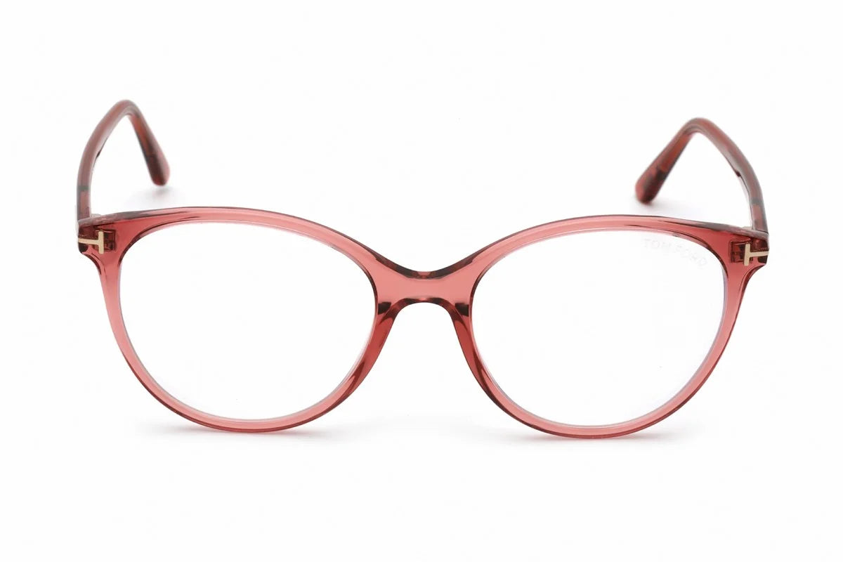 Shiny Transparent Antique Rose Eyeglasses V497