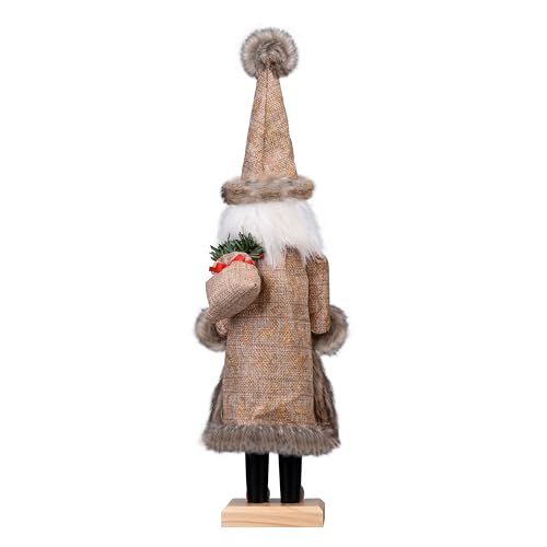 15 Inch Wooden Nutcracker Santa Christmas Decor H920600