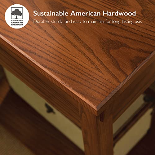 Medium Oak Wood Console Table I815348