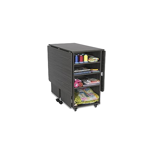 Ash White Cutting Table with Storage P68727