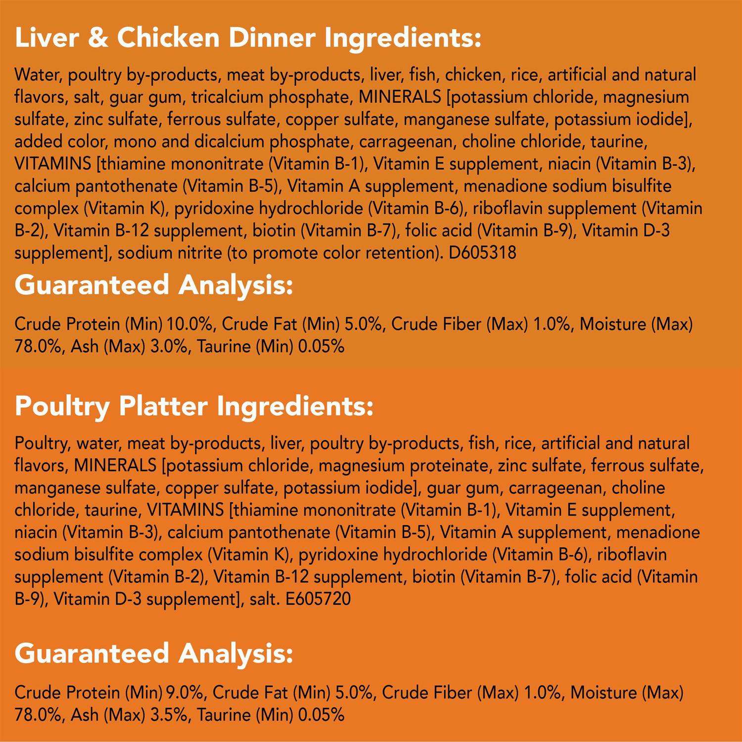 Poultry Favorites Pate Wet Cat Food Variety Pack F441449