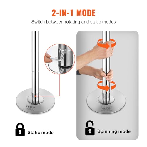 Stainless Steel Spinning Static Dancing Pole Z762513
