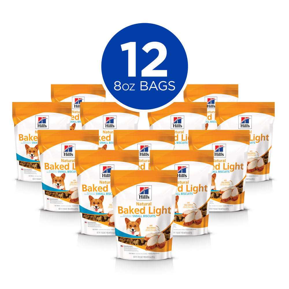 Natural Baked Light Biscuits with Real Chicken Dog Treats F44857