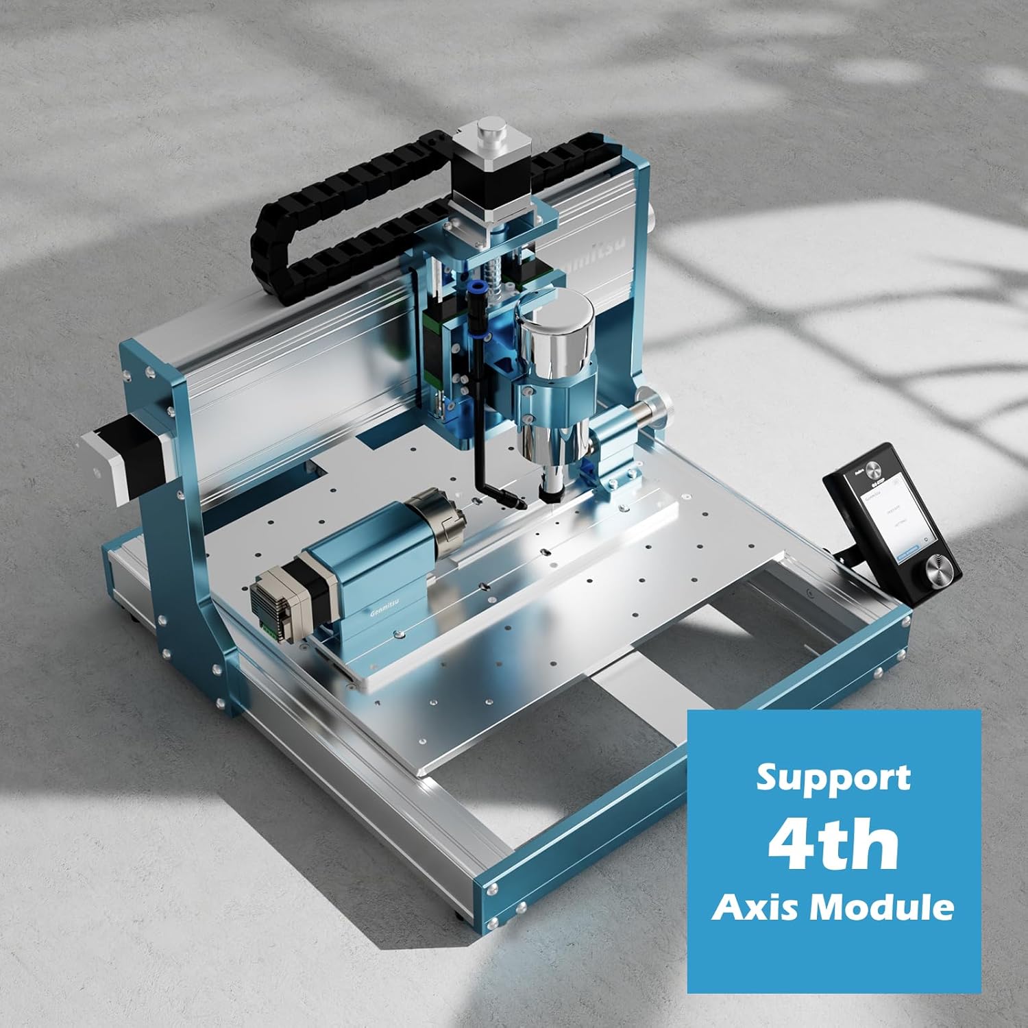 CNC Router Machine with Linear Guide & Ball Screw Motion, 360 x 300 x 12mm I3372