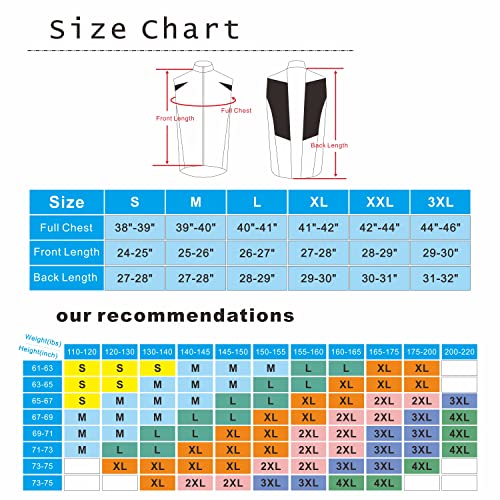 Men's Cycling Running Vest Sleeveless Windbreakers With Two side Pockets D73929