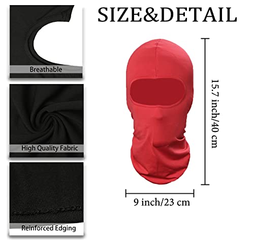 Pack of 3 Ski Sun Mask Windproof Sunscreen Motorcycle Helmet Balaclava Face Masks G4351