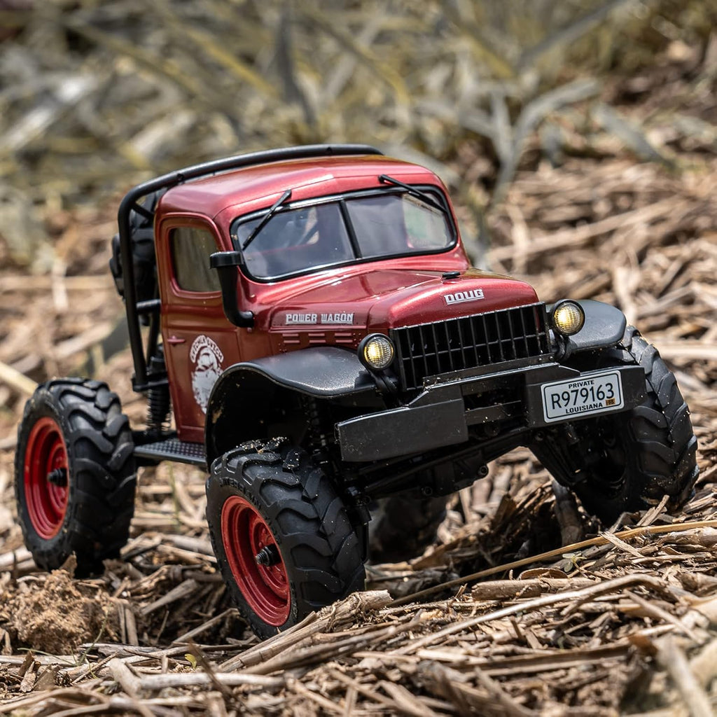 1/24 Scale 4WD RC Crawler Car (Red) M43637