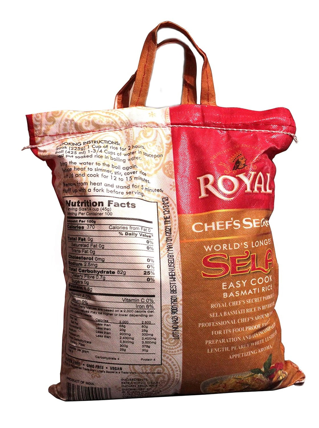 20 lbs Basmati Rice (2 Bags 10 lbs Each) U3622