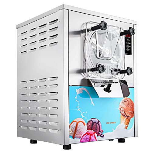 Commercial Ice Cream Machine 1400W 20/5.3 Gph Hard Serve Ice Cream Maker with LED Display B8017