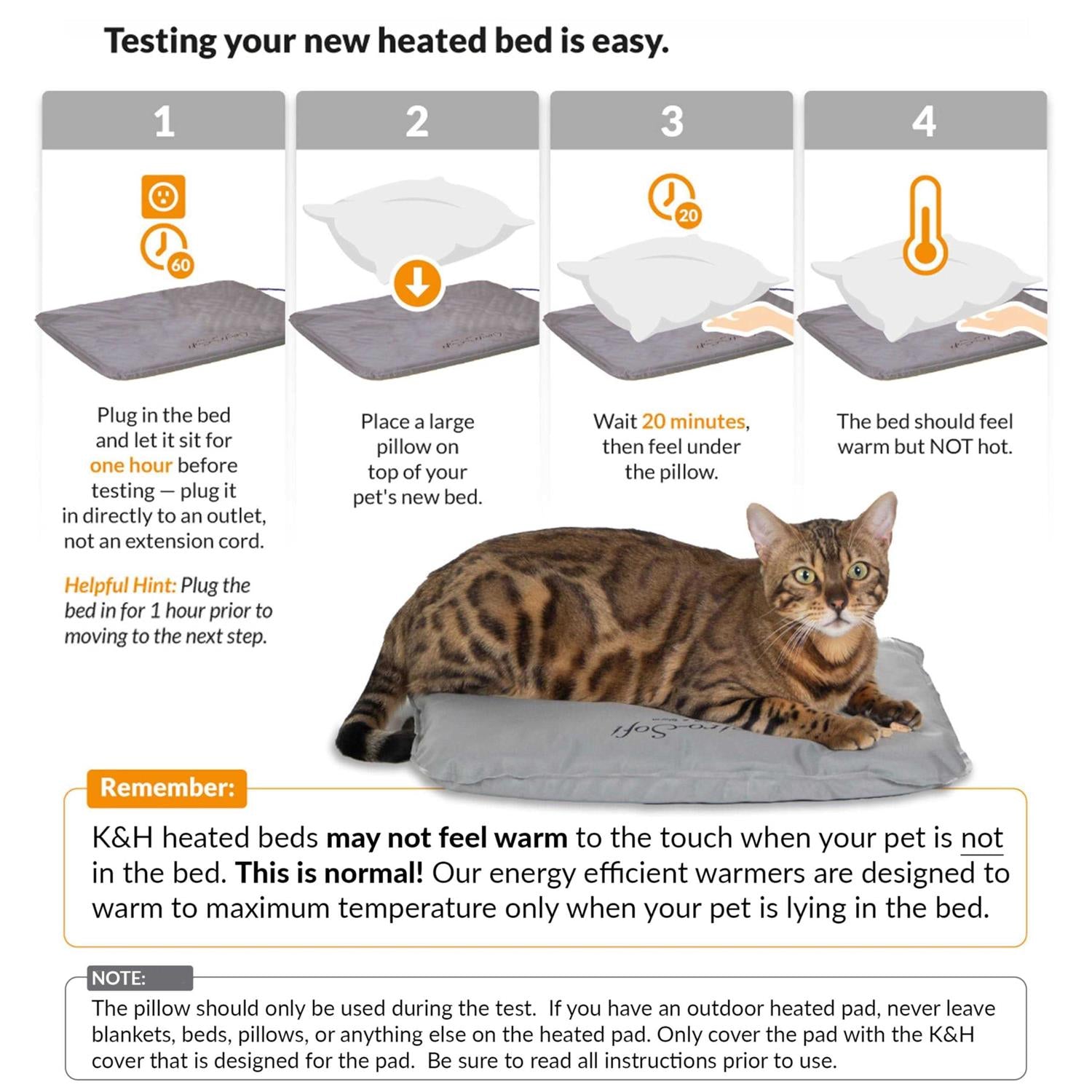 Outdoor Heated Pet Bed U1747