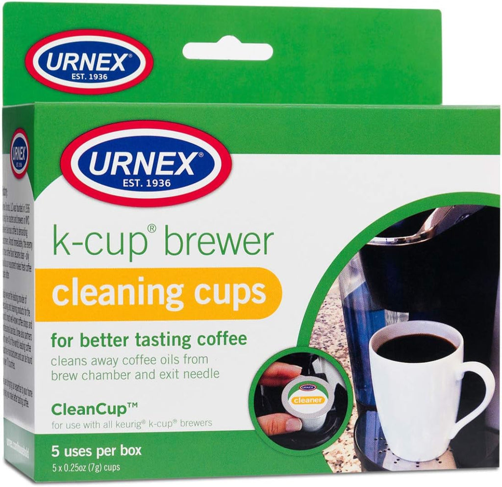 Gray Single Serve Coffee Maker with 12-Count K-Cup and Cleaning Cups (3 Items) B209258